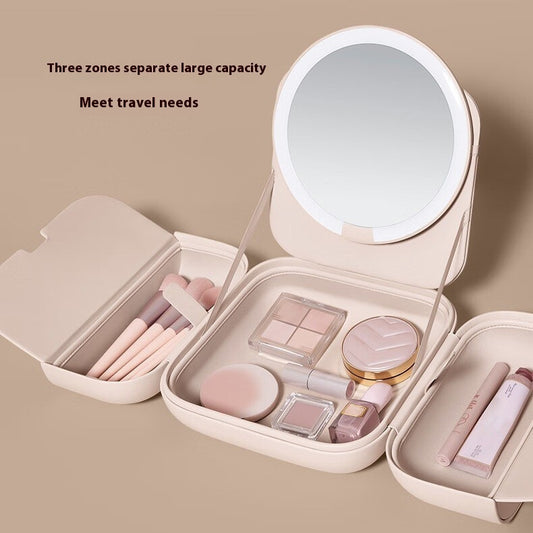 Portable LED Lighted Cosmetic Mirror