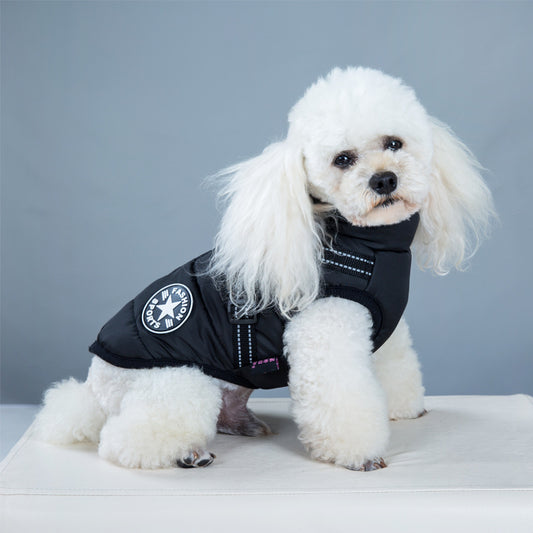 🐶 Warm Waterproof Dog Jacket with Harness