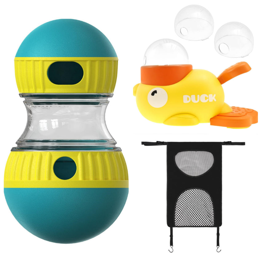 Leak-Feeding Dog Puzzle Ball