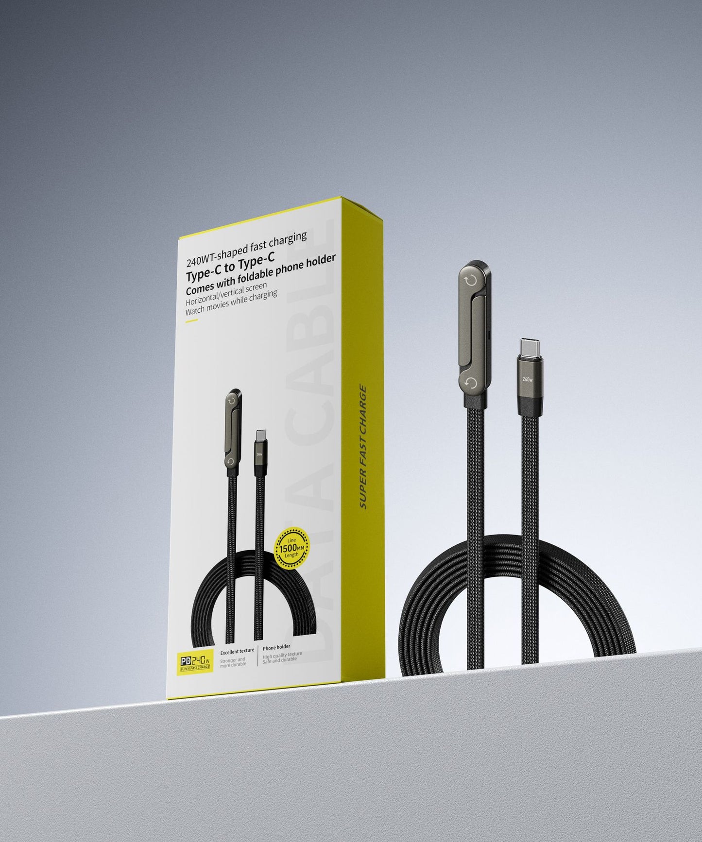 Foldable Fast Charging Data Cable