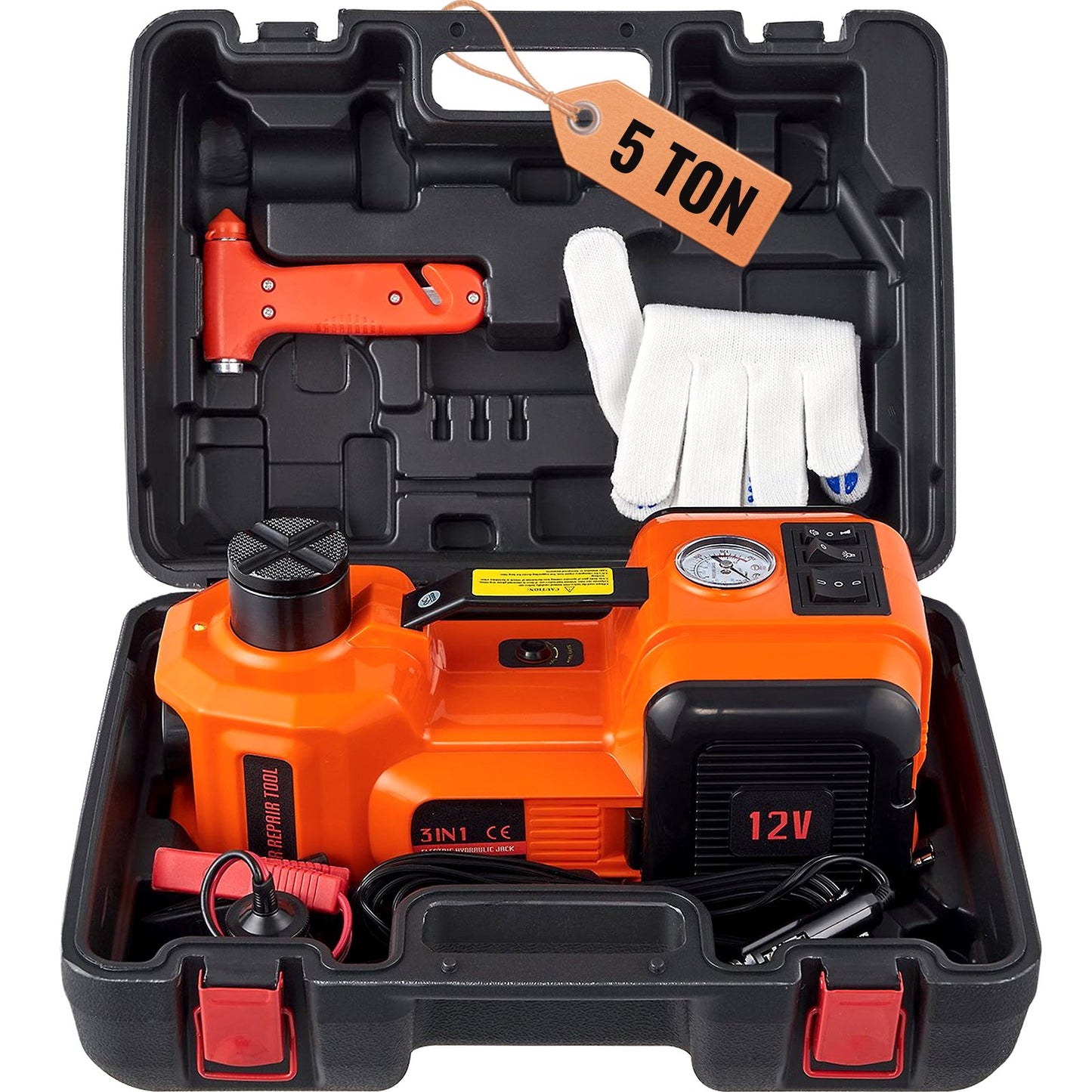 5-Ton Electric Hydraulic Car Jack