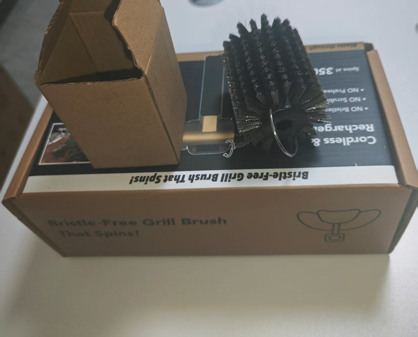 Stainless Steel Roller - Removing Burnt Food