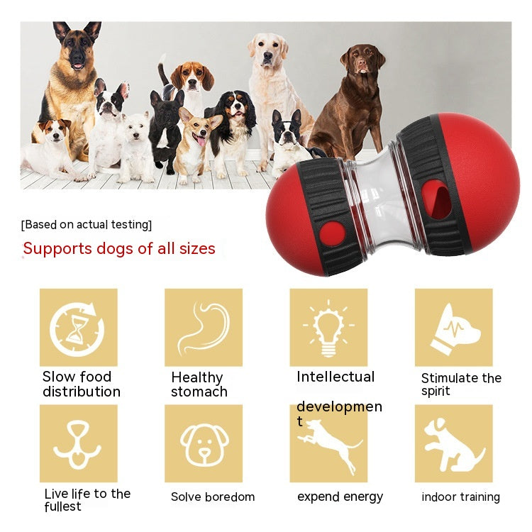 Leak-Feeding Dog Puzzle Ball