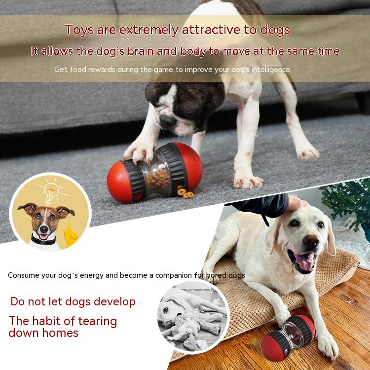 Leak-Feeding Dog Puzzle Ball