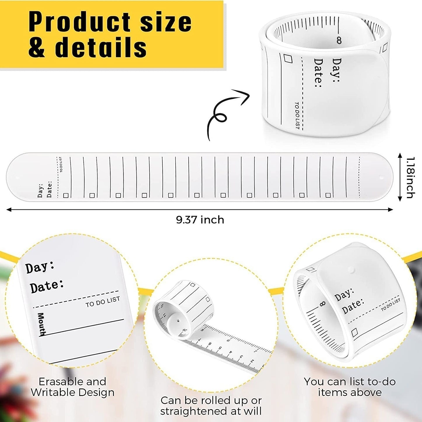 Smart Erasable Note Bracelet