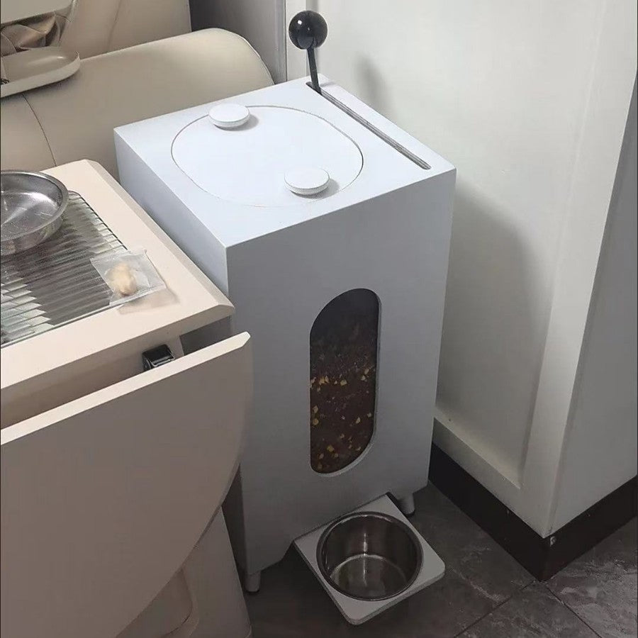 Premium Wooden Elevated Pet Feeder