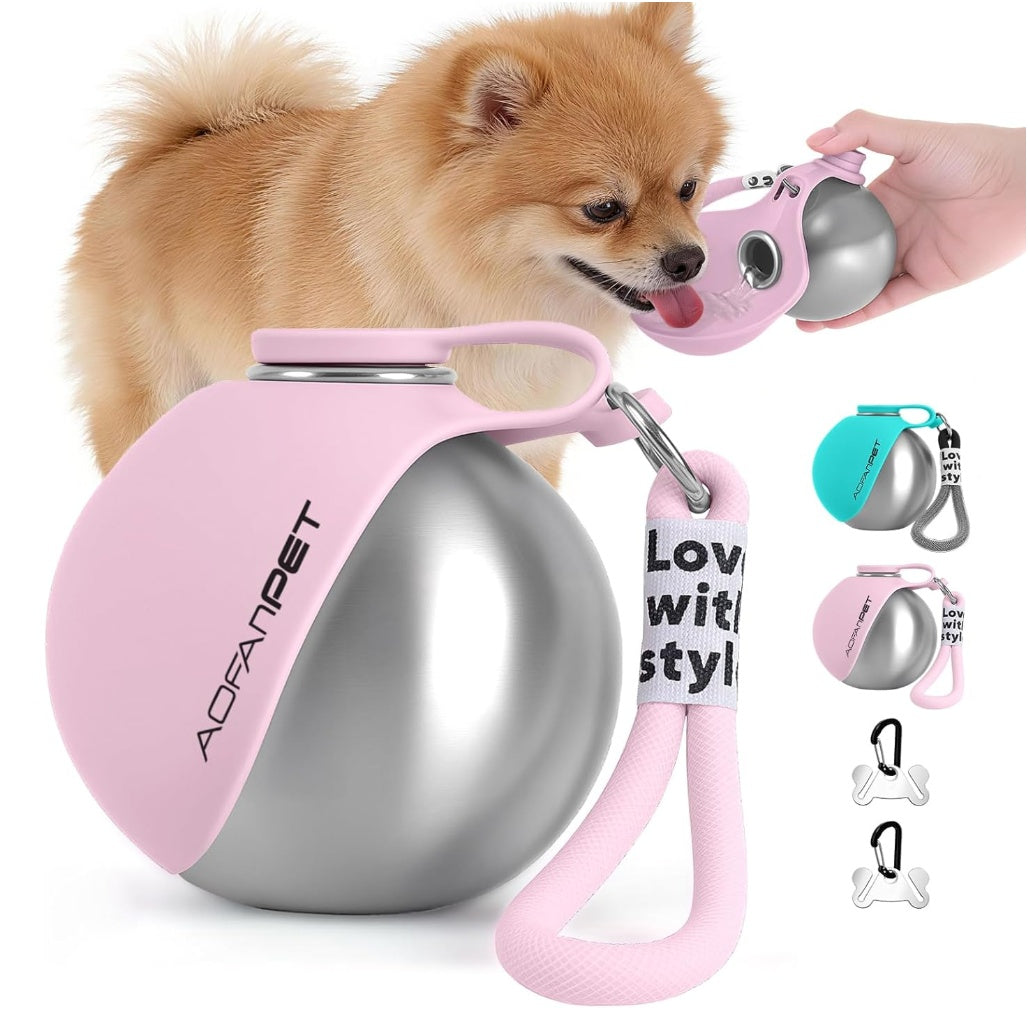 Stainless Steel Portable Pet Water Bottle