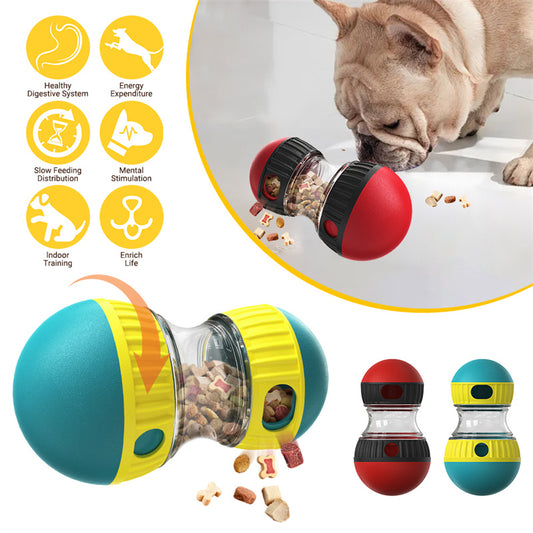 Leak-Feeding Dog Puzzle Ball