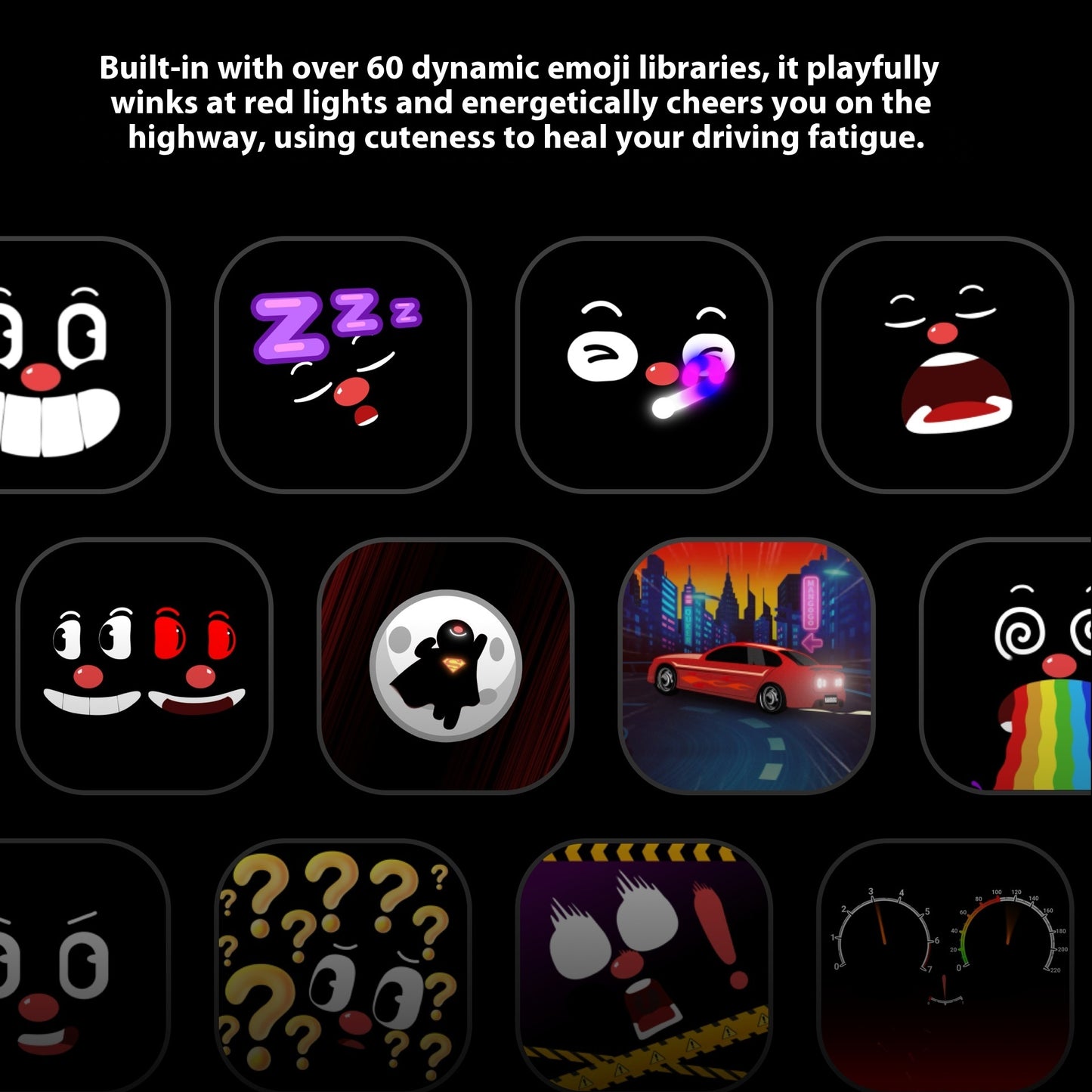 Interactive Facial Expression Electronic Pet Ornament