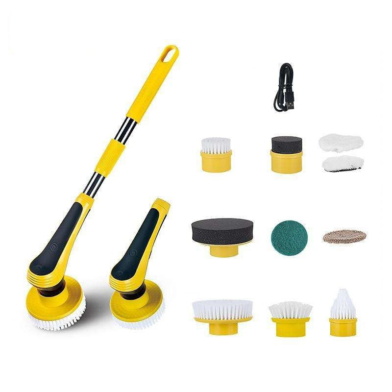 Yellow Electric Spin Scrubber