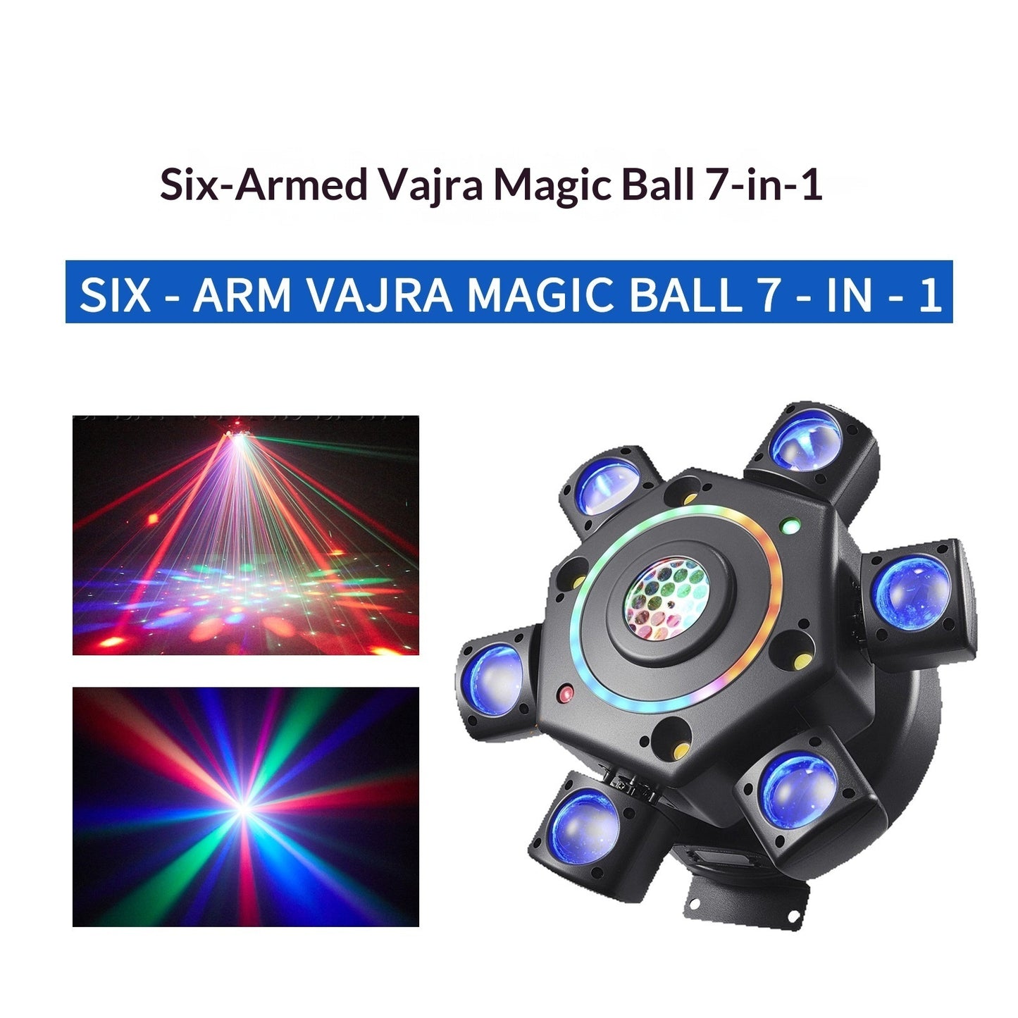Six-Arm RGB Effect