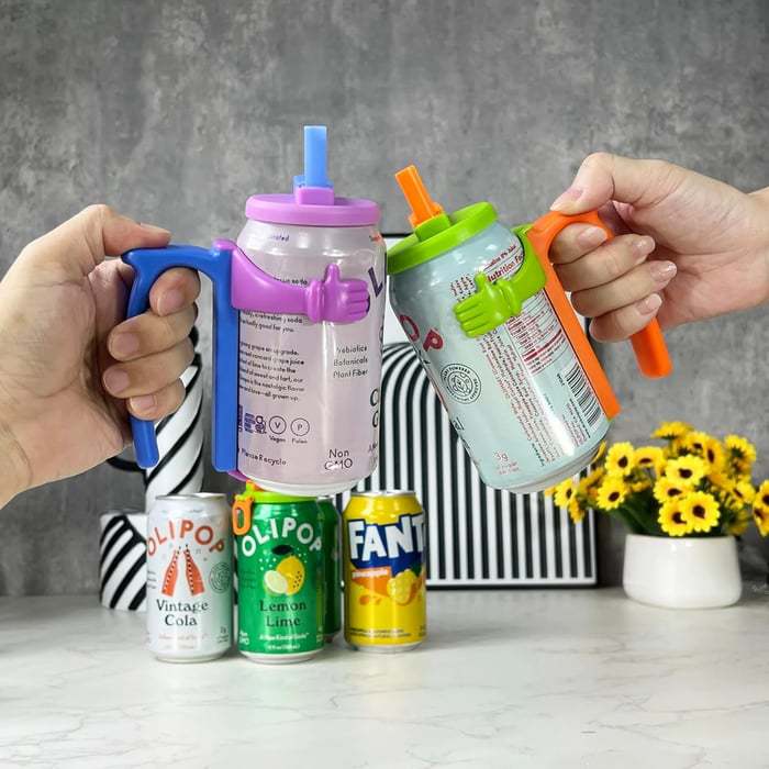Universal Anti-Leak Cup Lid & Straw Holder