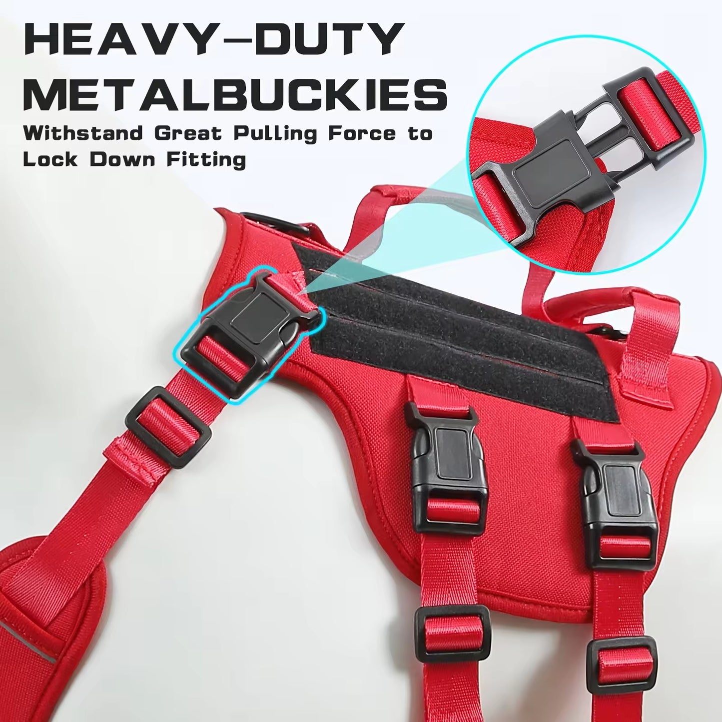 Durable Nylon Service Dog Harness