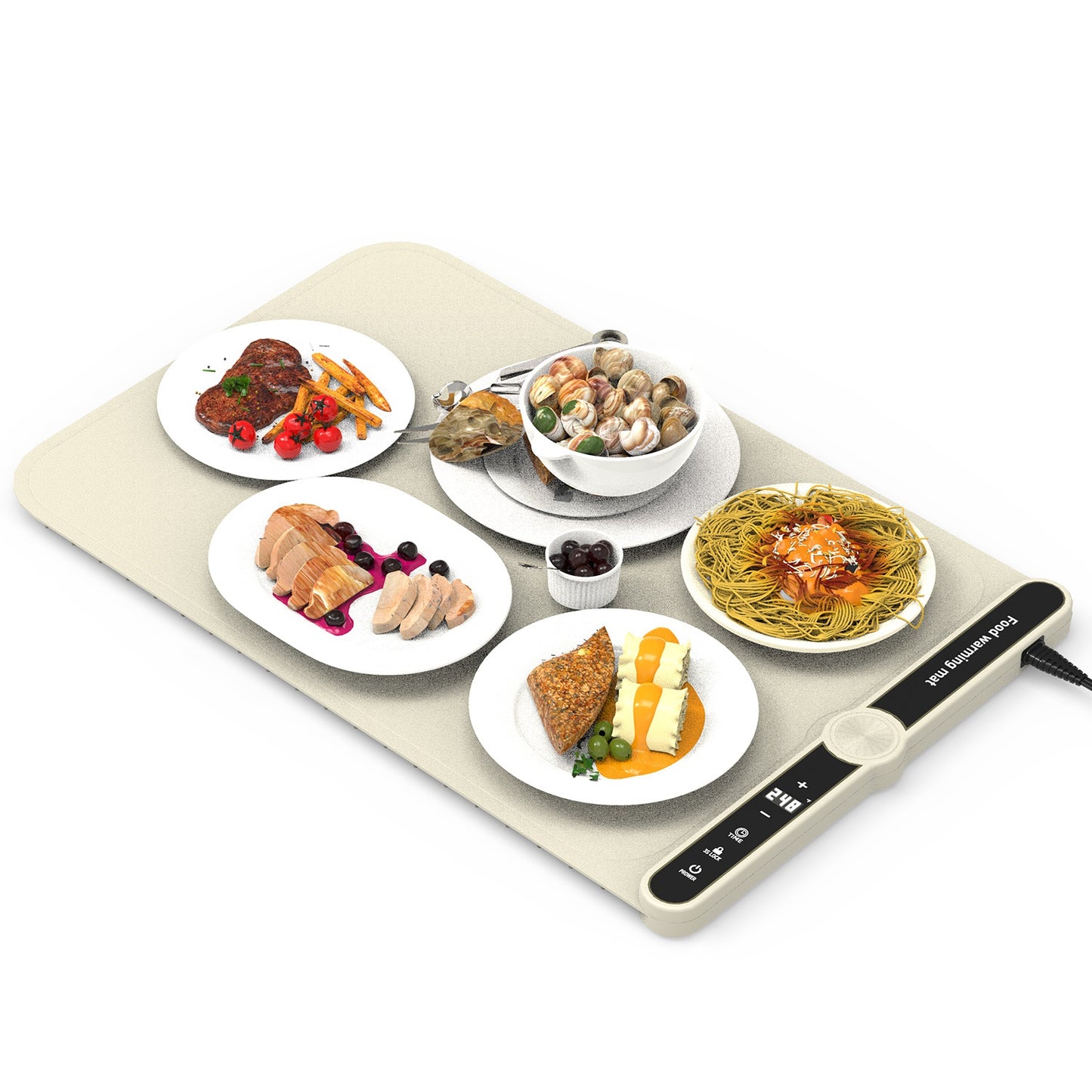Roll-Up Silicone Food Warming Mat