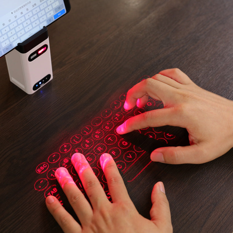 Portable Projection Keyboard & Air Mouse