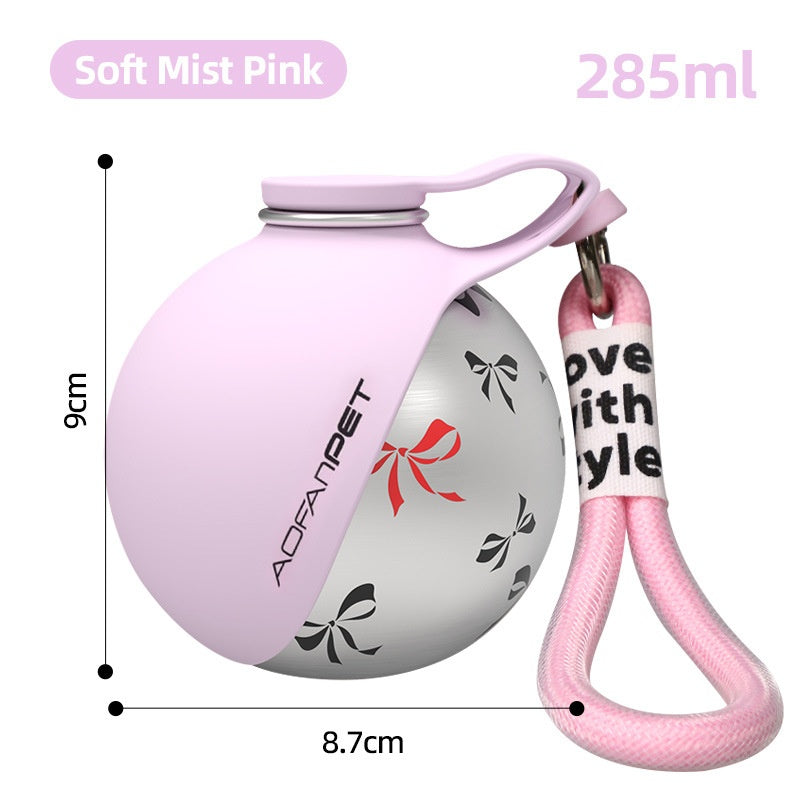 Stainless Steel Portable Pet Water Bottle