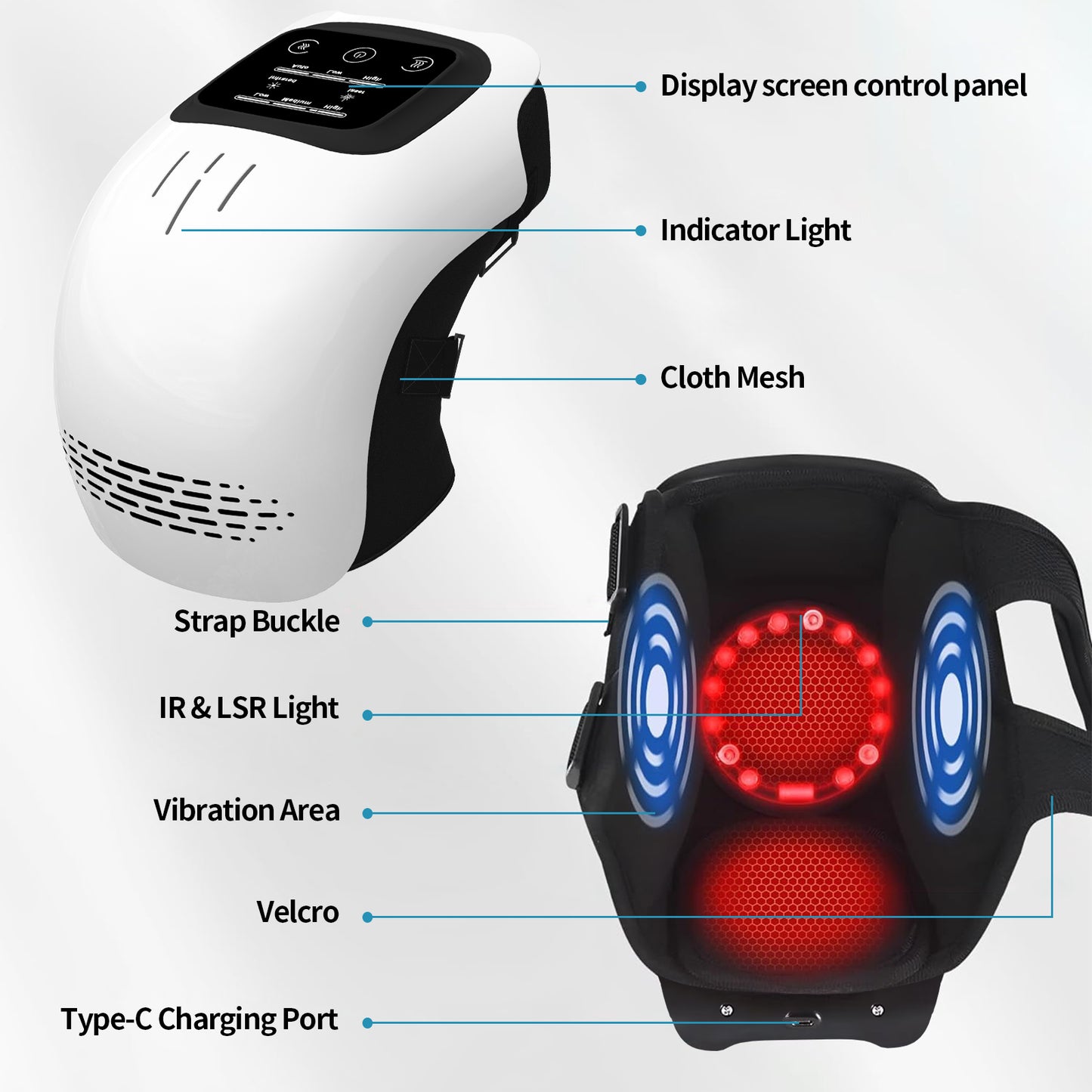 Intelligent Knee Massager with Heat