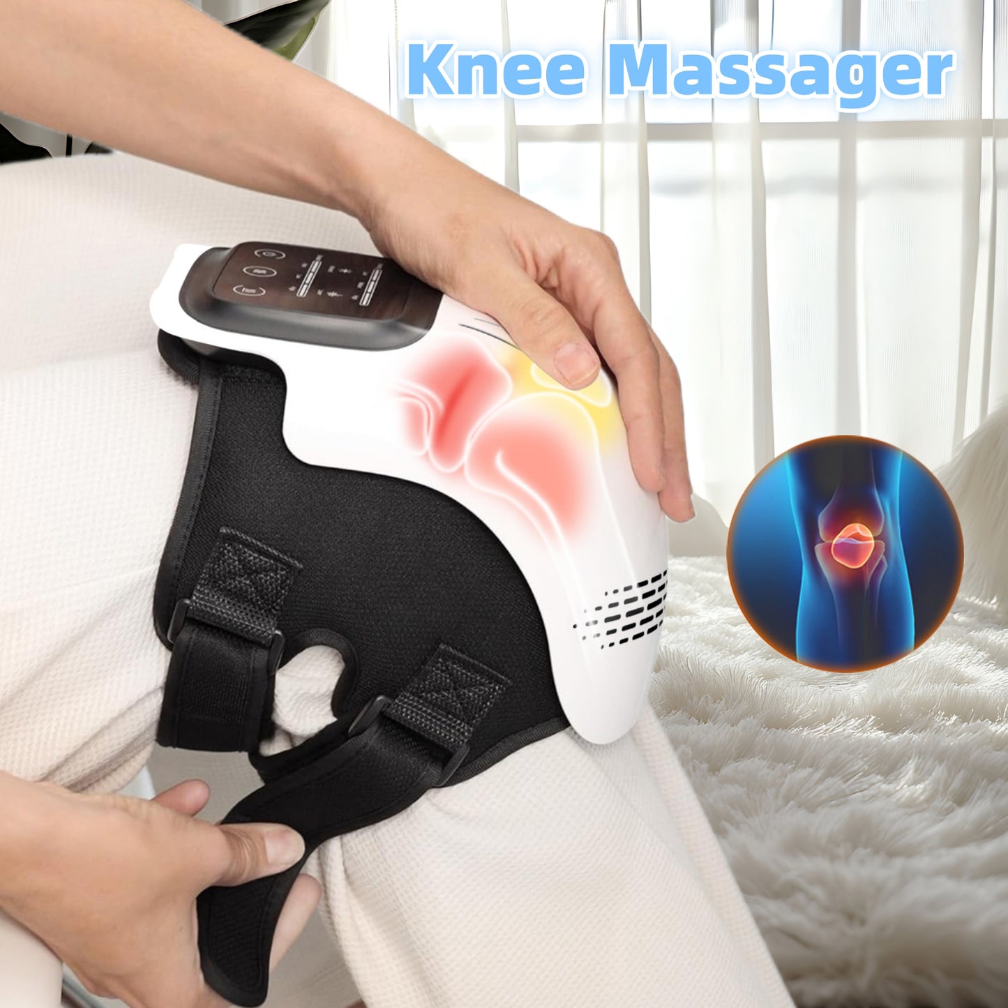 Intelligent Knee Massager with Heat