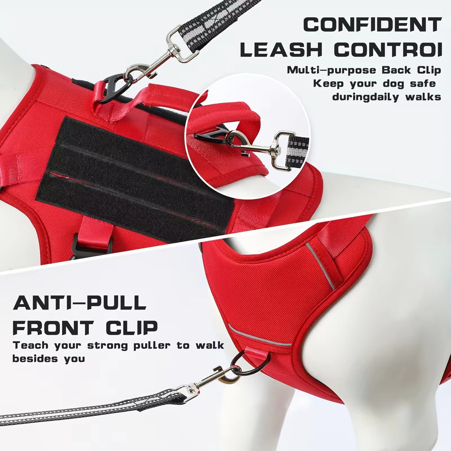 Durable Nylon Service Dog Harness