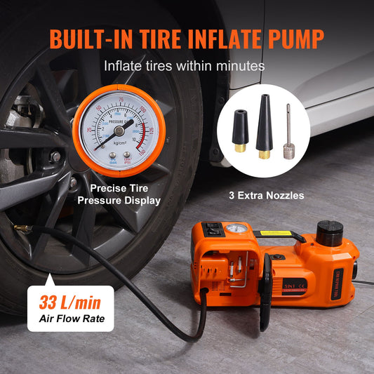 5-Ton Electric Hydraulic Car Jack