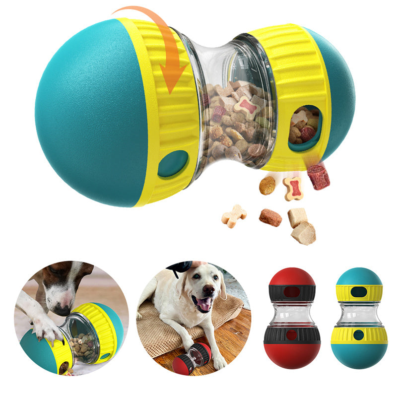 Leak-Feeding Dog Puzzle Ball