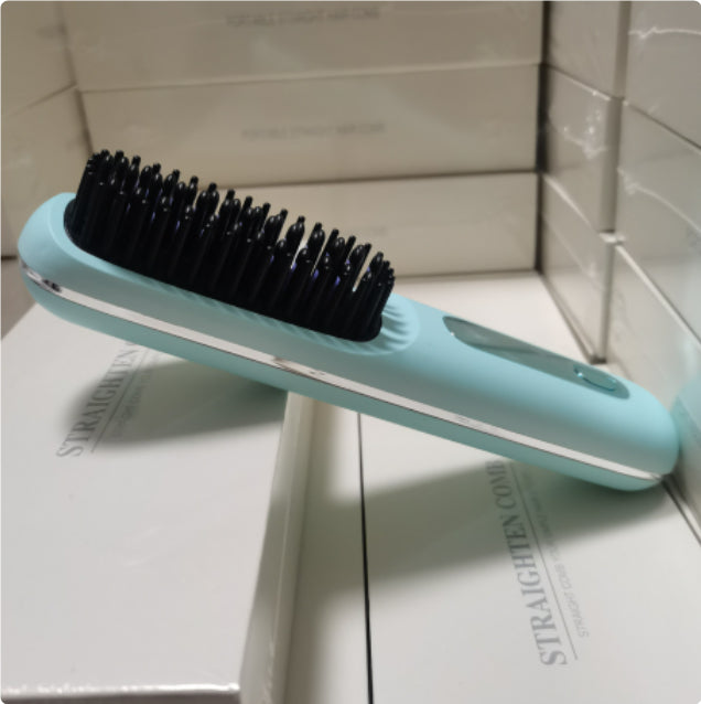 Cordless 2-in-1 Hair Straightener Brush