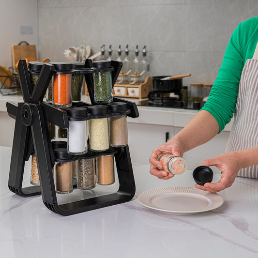 360° Rotating Kitchen Spice Rack