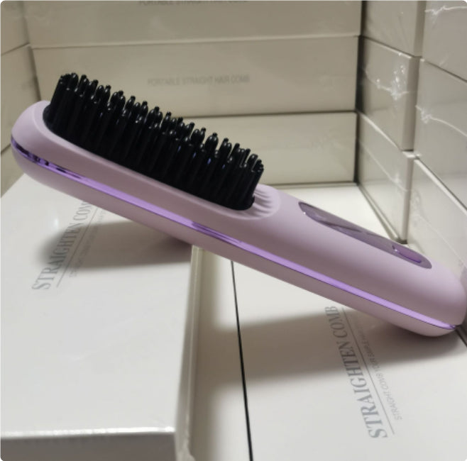 Cordless 2-in-1 Hair Straightener Brush