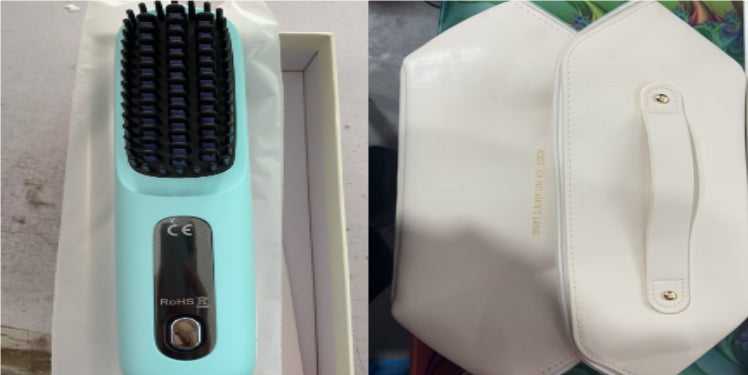 Cordless 2-in-1 Hair Straightener Brush