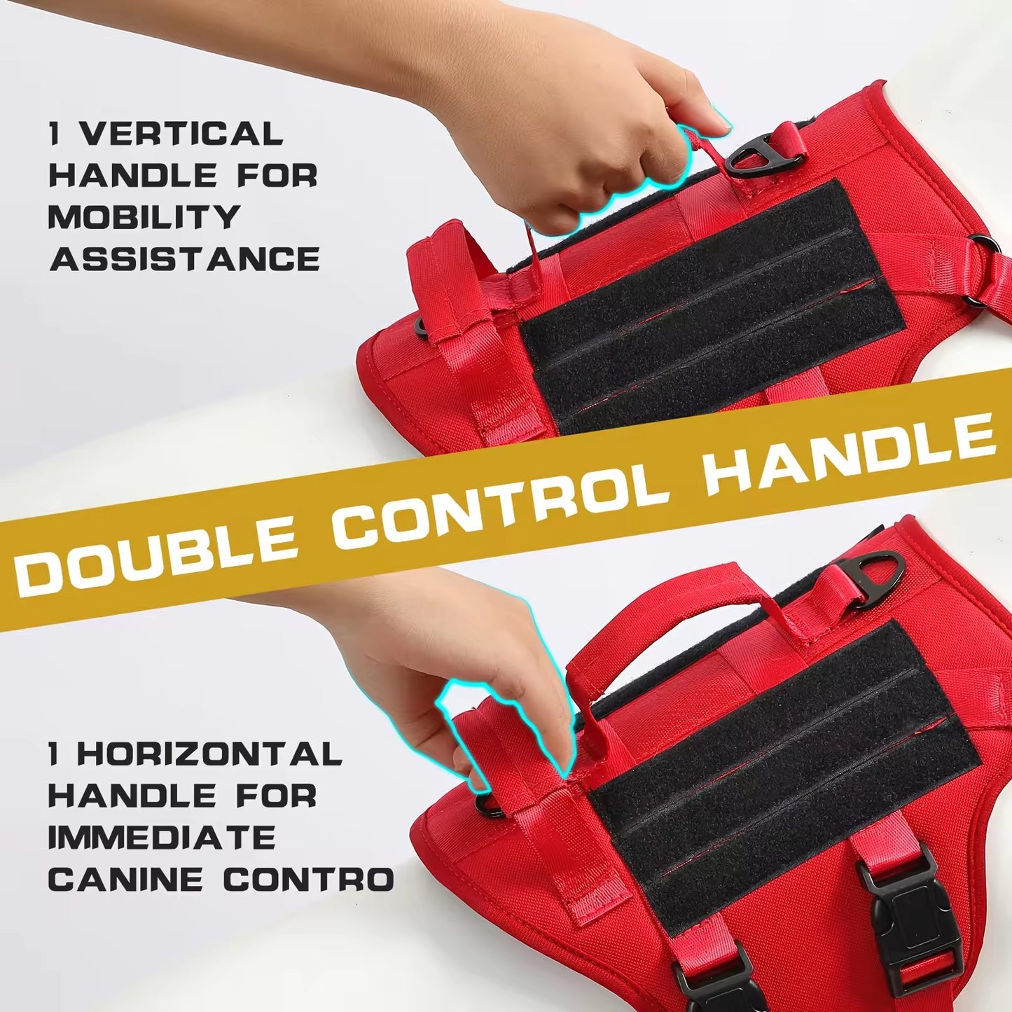 Durable Nylon Service Dog Harness