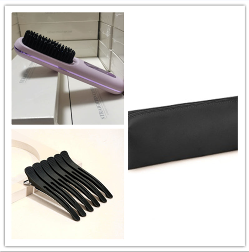 Cordless 2-in-1 Hair Straightener Brush