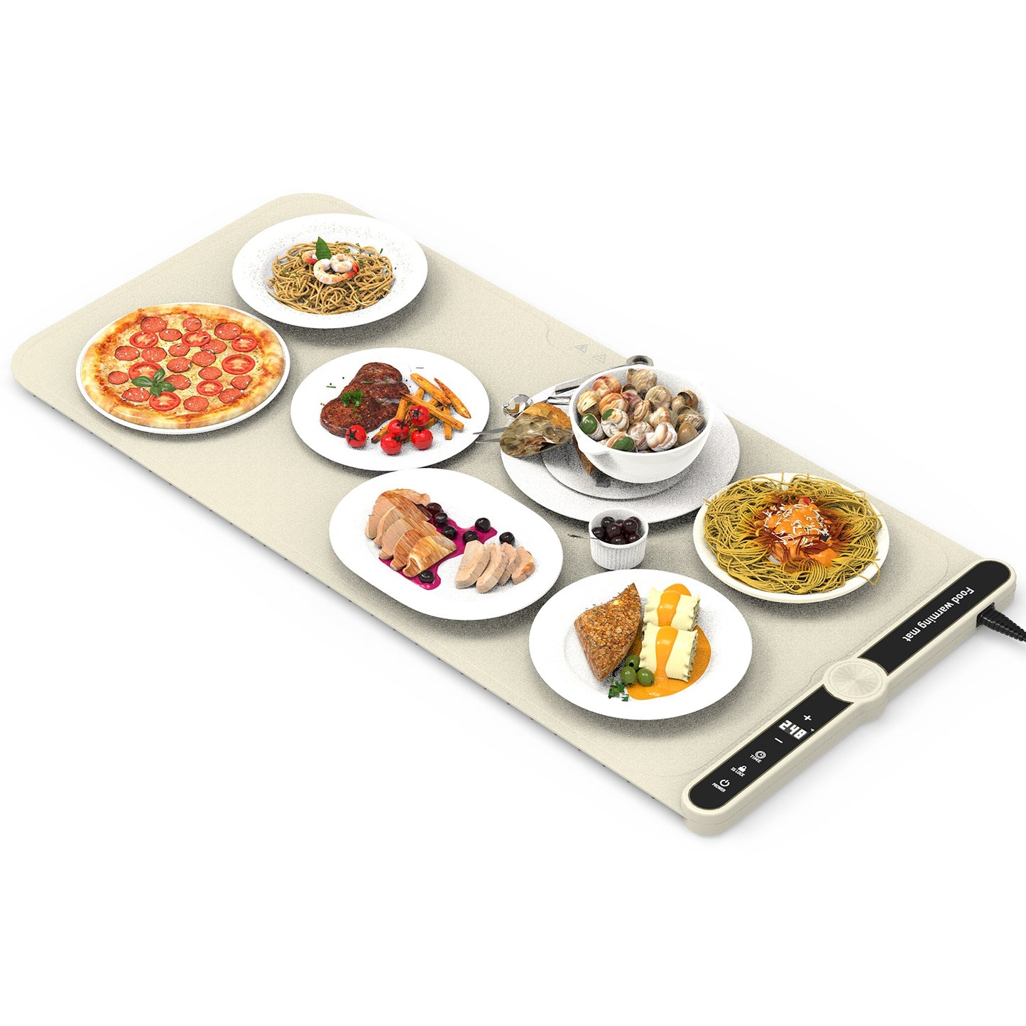 Roll-Up Silicone Food Warming Mat