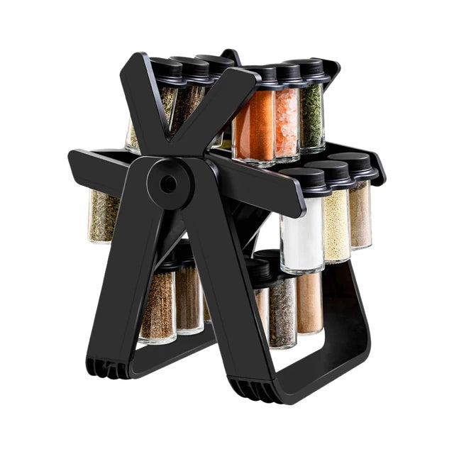 360° Rotating Kitchen Spice Rack