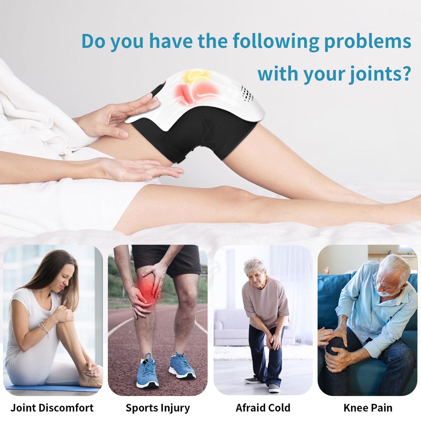Intelligent Knee Massager with Heat