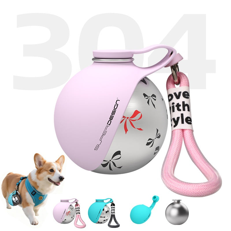 Stainless Steel Portable Pet Water Bottle