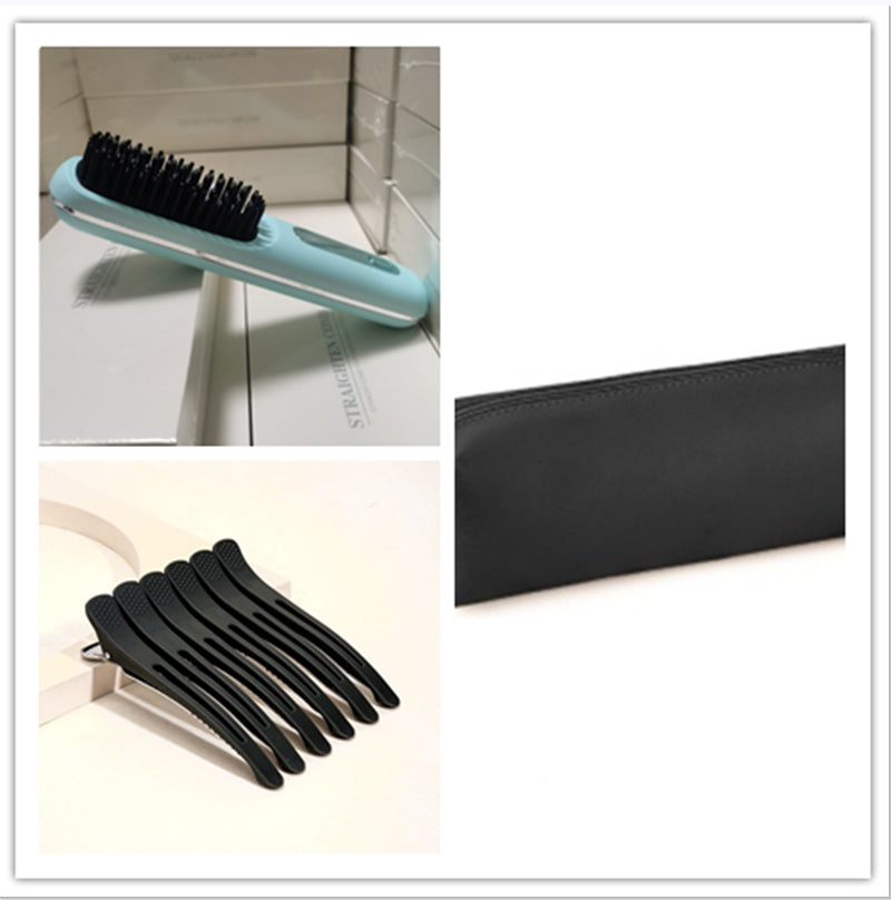 Cordless 2-in-1 Hair Straightener Brush